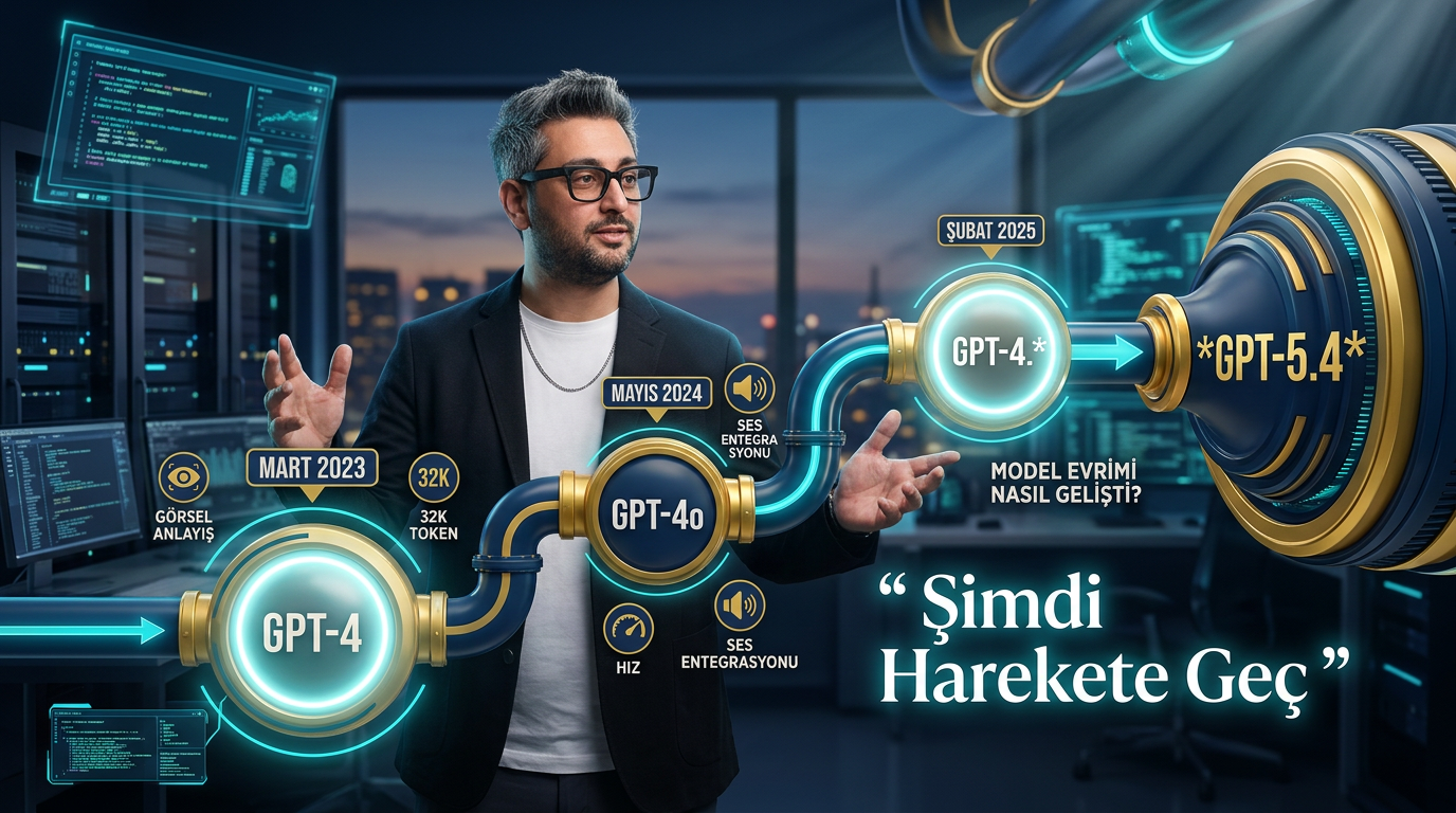 GPT-4'ten GPT-5.4'e: Model Evrimi Nasıl Gelişti?